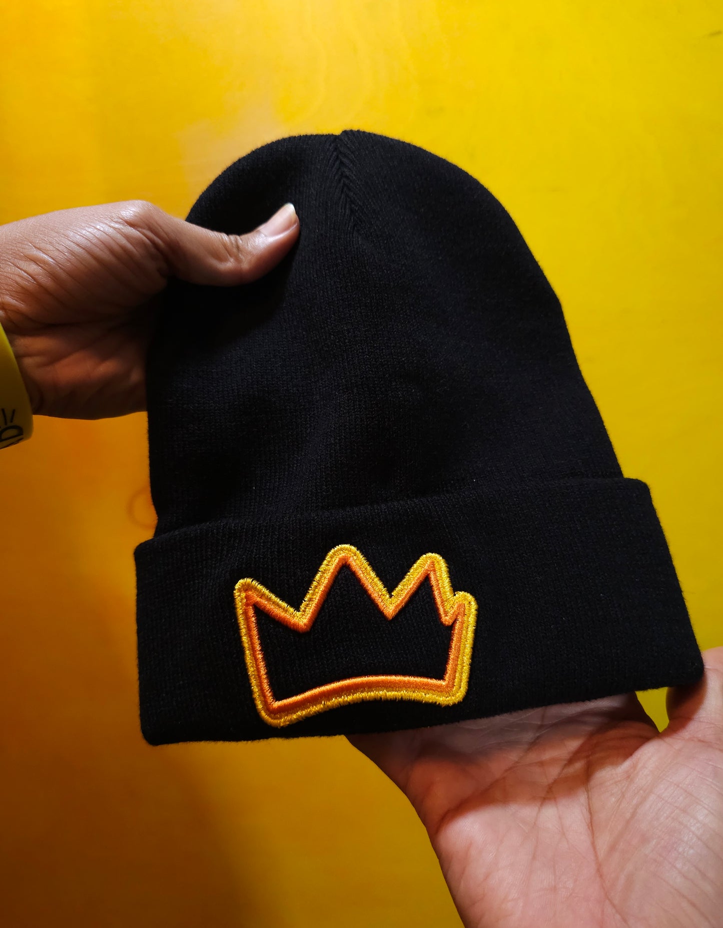 Crown - Raised Embroidery Beanie