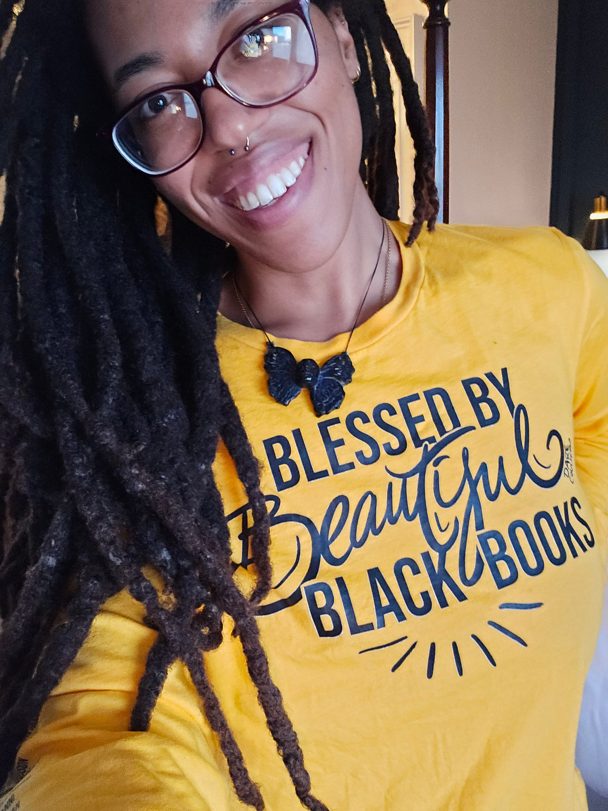Blessed by Beautiful Black Books - Long Sleeve Shirt