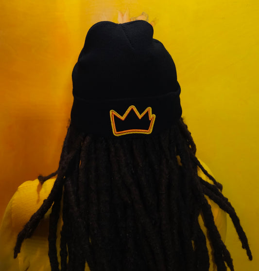 Crown - Raised Embroidery Beanie