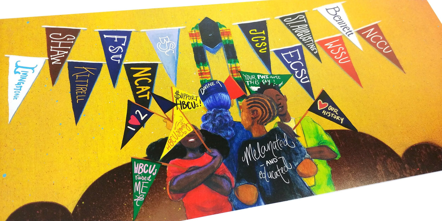 H is for HBCU mini print
