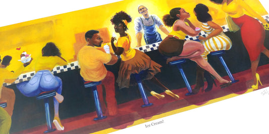 I is for Ice Cream offset print