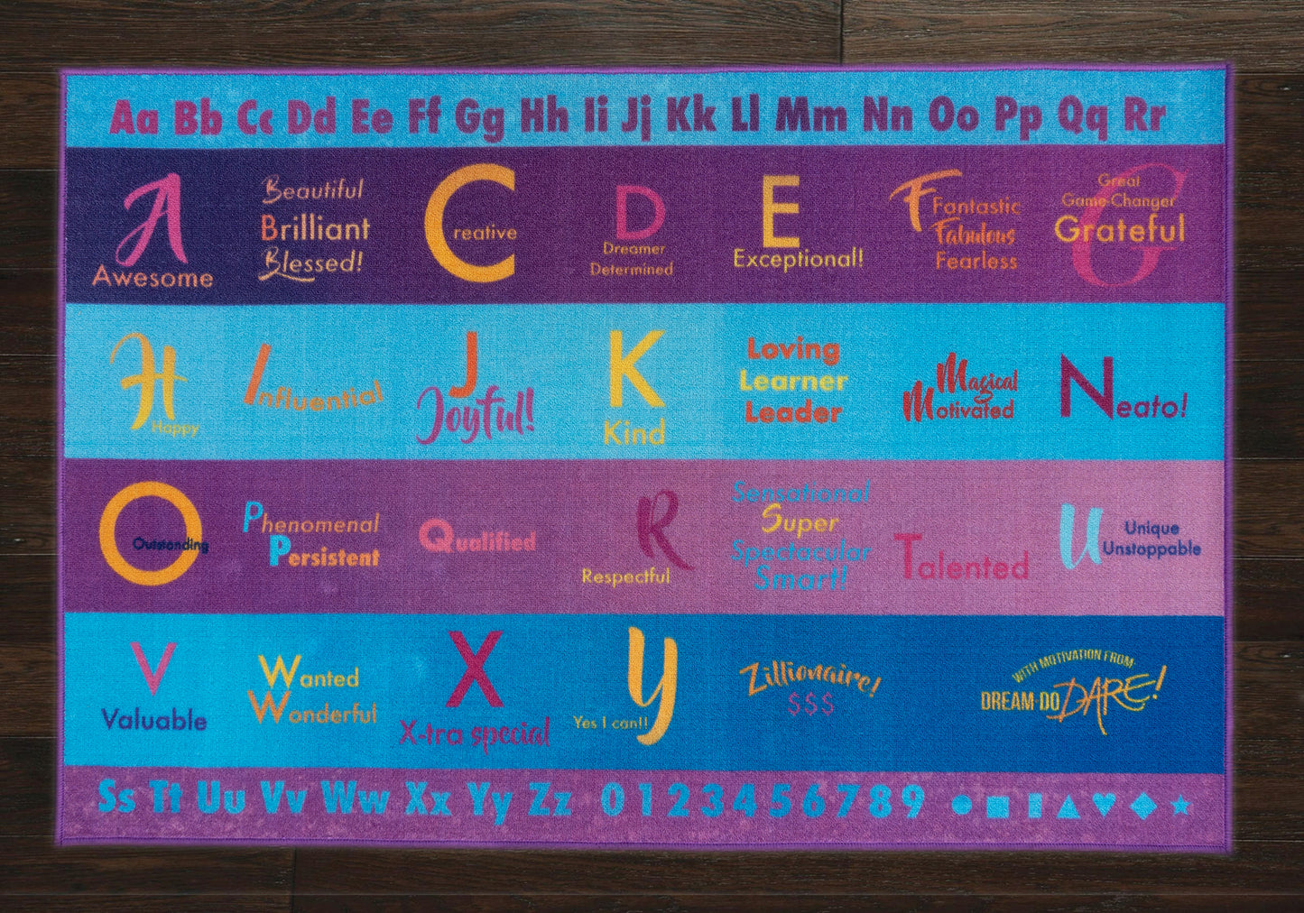 Alphabet Rug