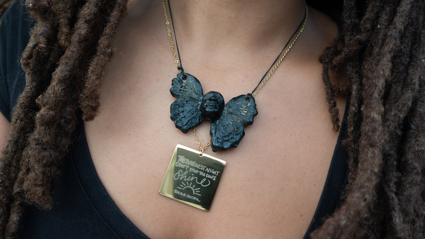 The Darkest Night Can't Stop The Sun's Shine Necklace
