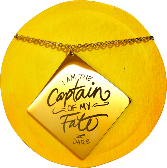 I Am The Captain of My Fate Necklace