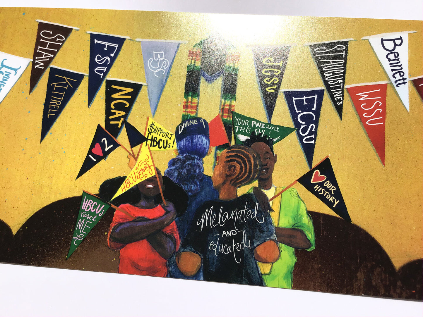 H is for HBCU mini print