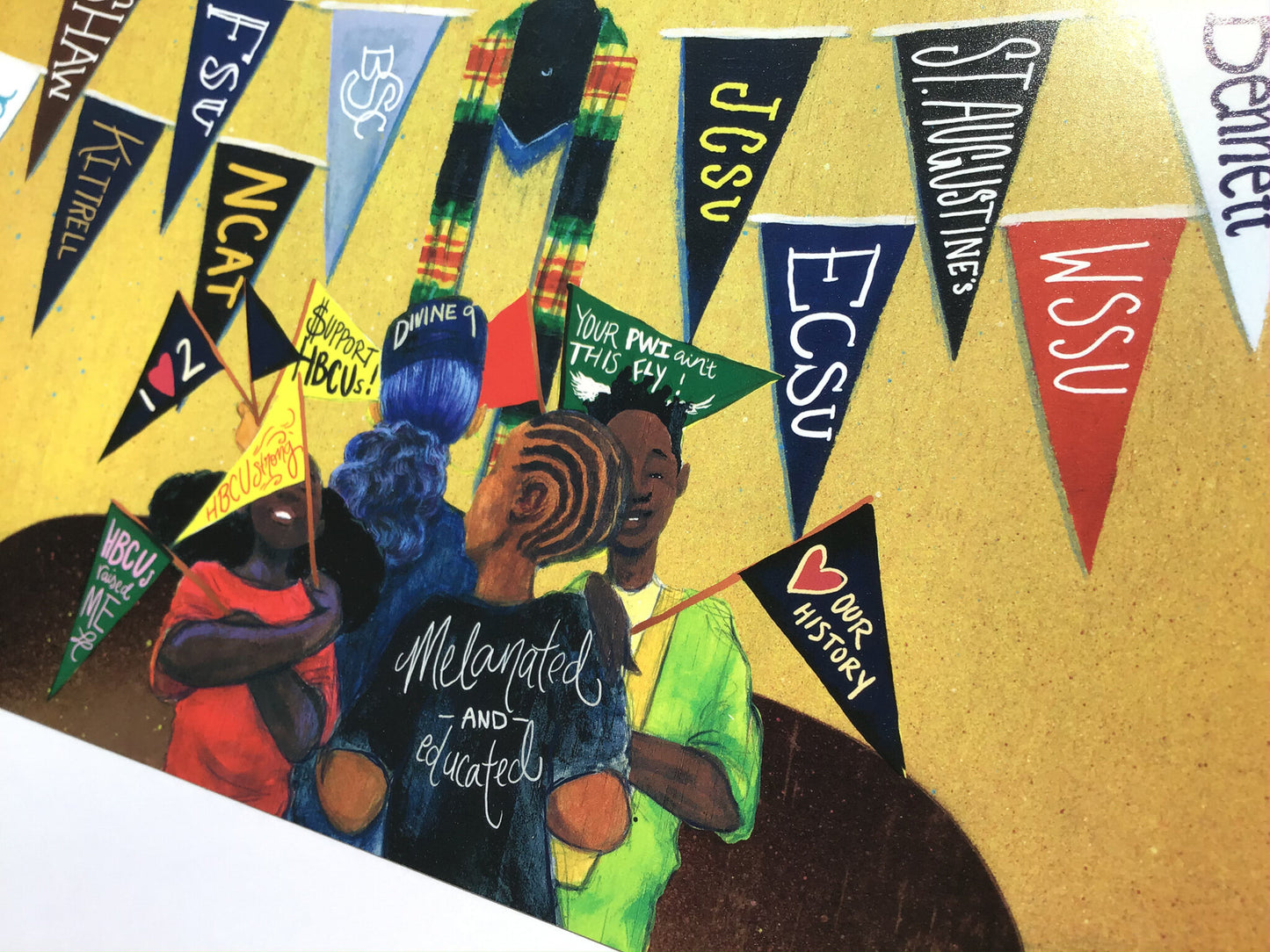 H is for HBCU mini print